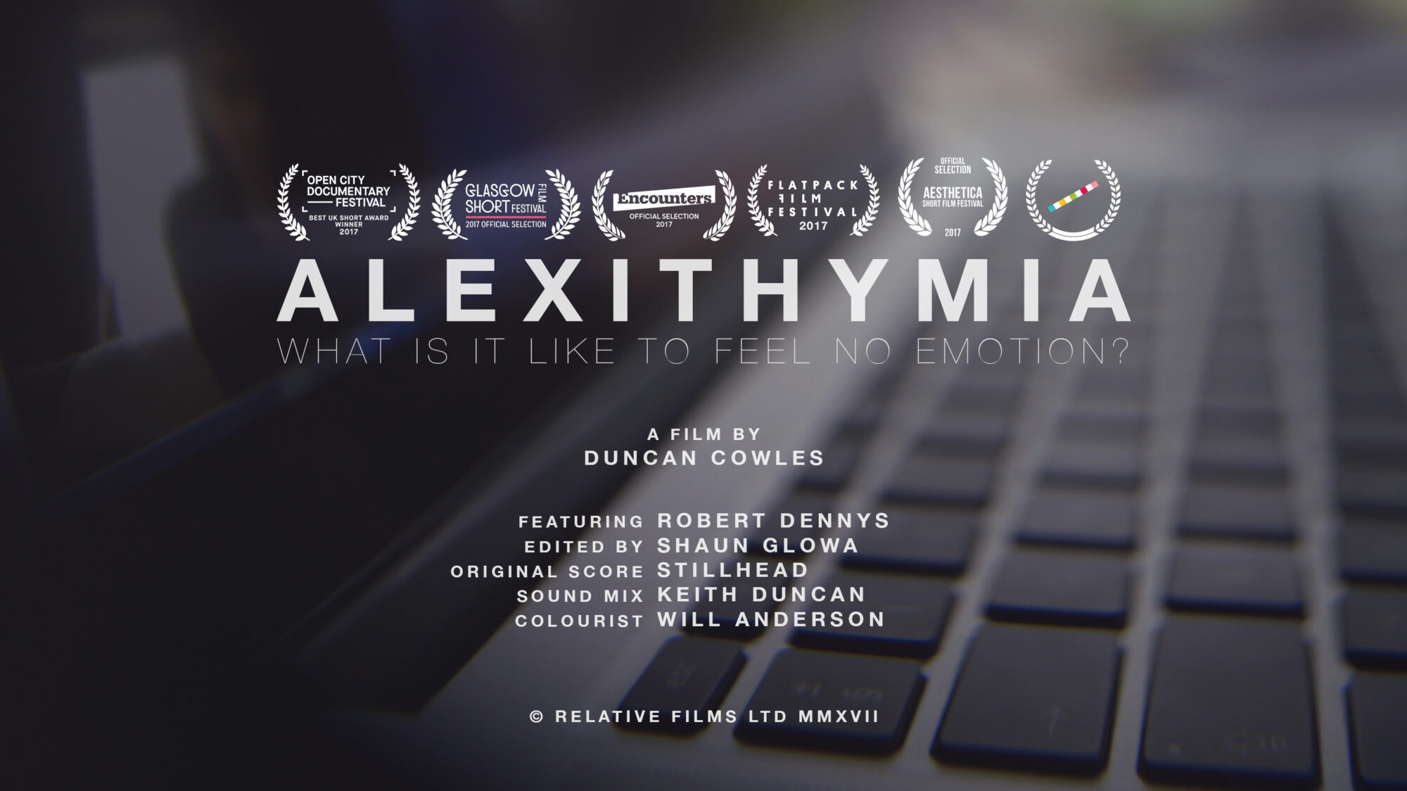 Alexithymia Poster Duncan Cowles