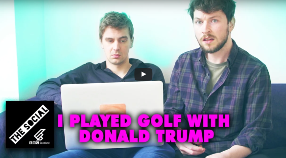 I Played Golf with Donald Trump - BBC The Social